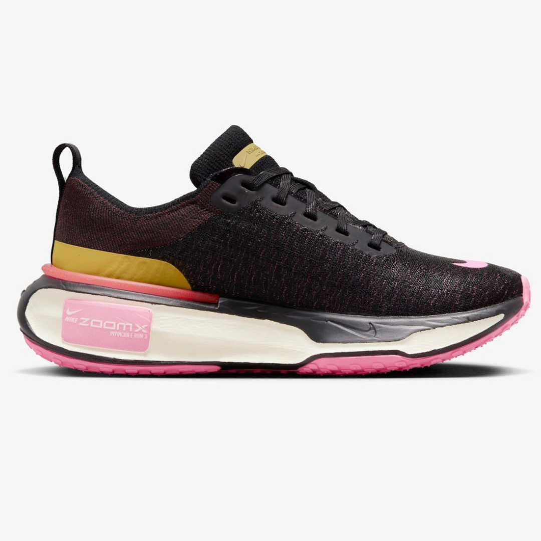 Nike Invincible Run 3 - Preto/Rosa