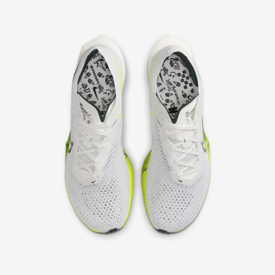 Nike Air Zoom X Vaporfly Next%3 Road Racing - Branco/Verde Pro