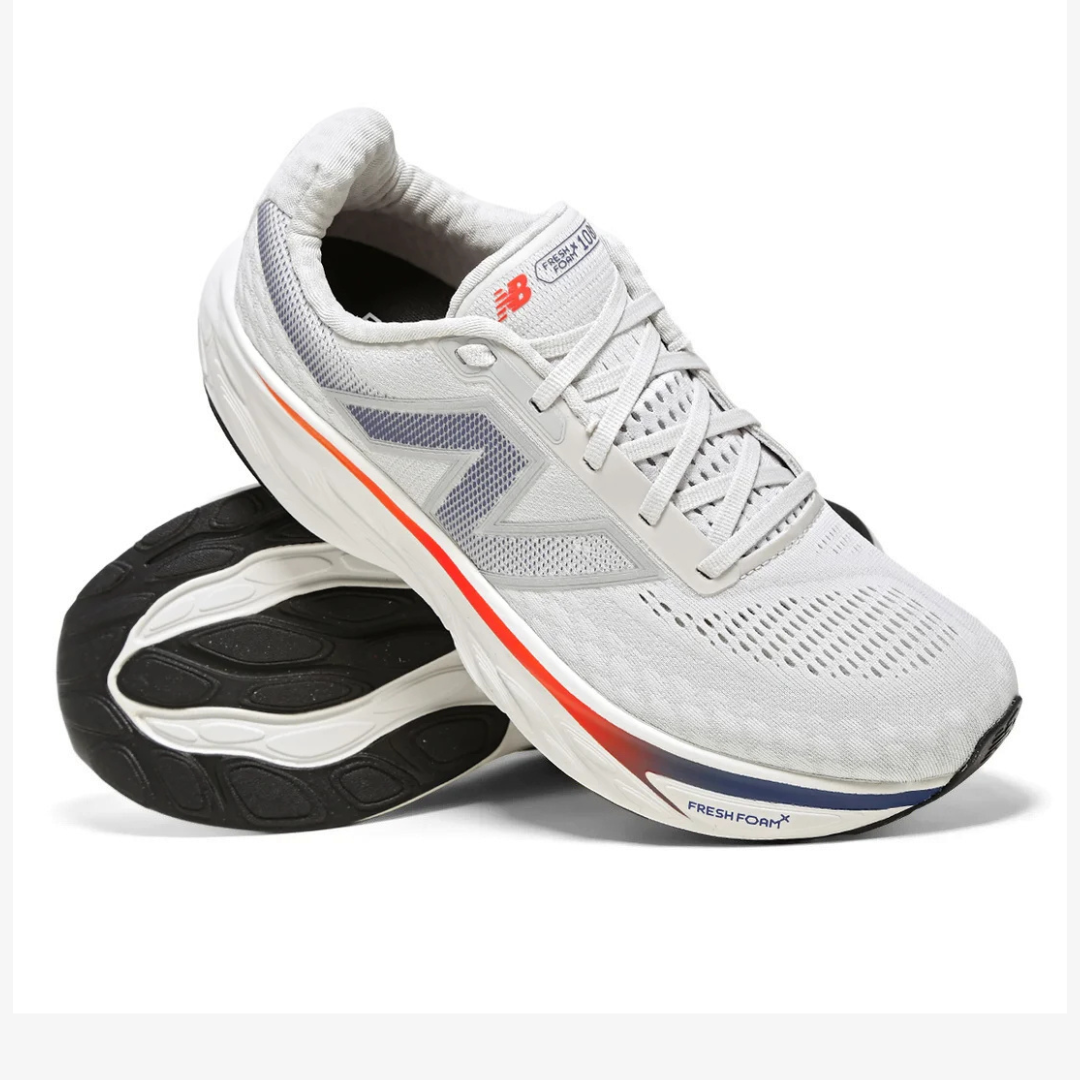 New Balance Fresh Foam X 1080 V14 - Cinza/Coral
